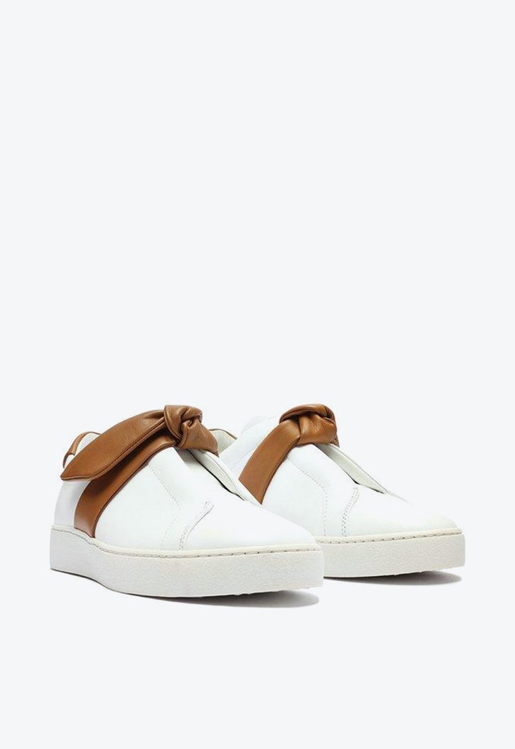 Asymmetric Clarita Sneaker Leather Cognac