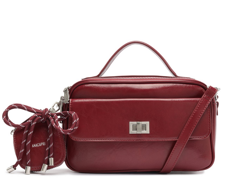 Bolsa Tiracolo Média Bag Charm Atacador Vermelha | ZZ MALL