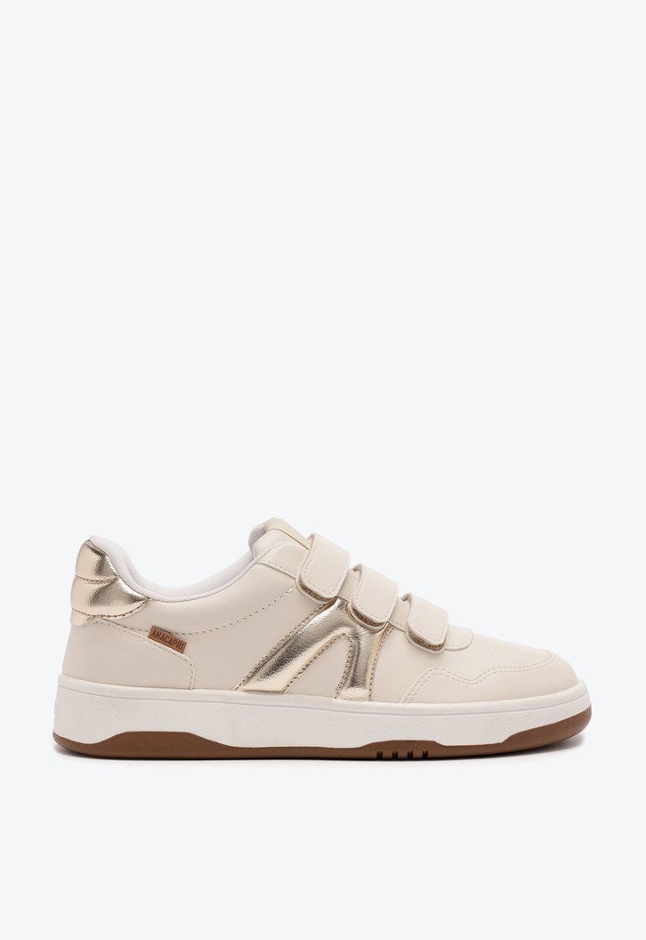Tênis AC1119 Velcro Bege