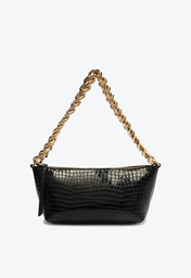 Bolsa Tiracolo Preta Schutz Média Margot Couro