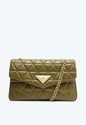 Bolsa Verde Schutz 944 Grande Couro