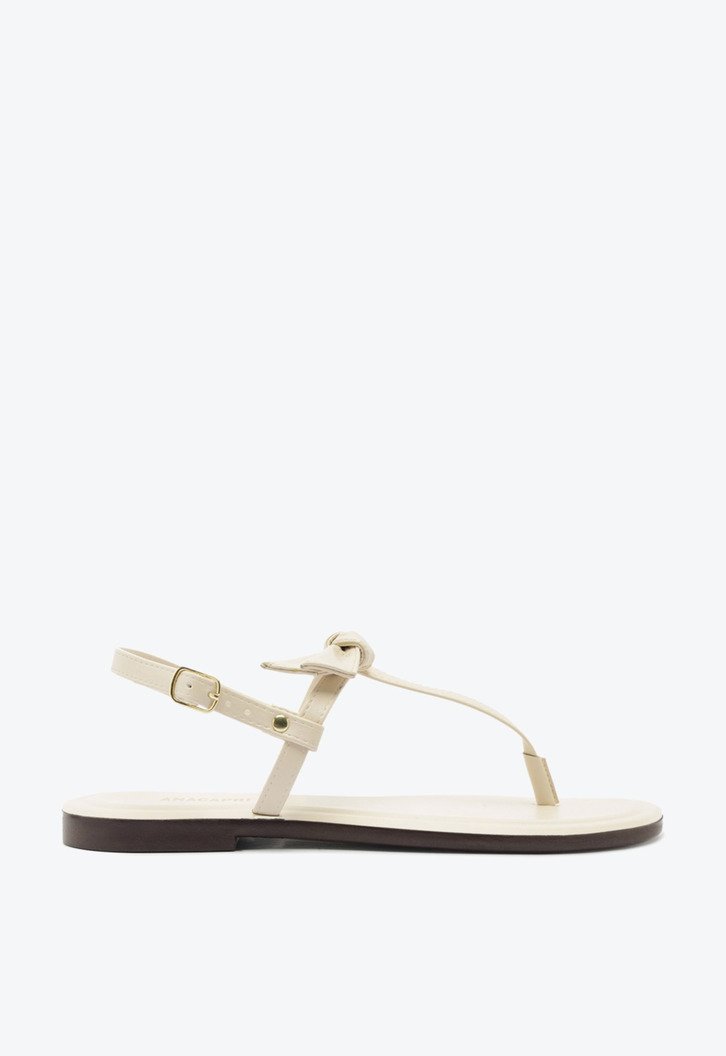 Rasteira Slim Nó Branca