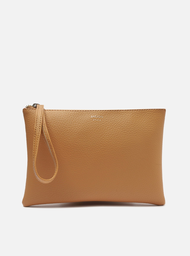 Pouch Nude Arezzo Pequena Alça