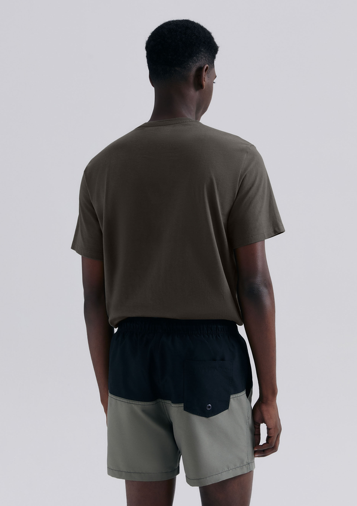 Shorts De Banho Verde Hering Masculino Com Recorte