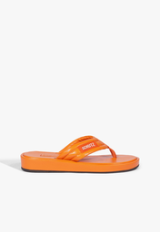 Chinelo Laranja Schutz Zoe Couro