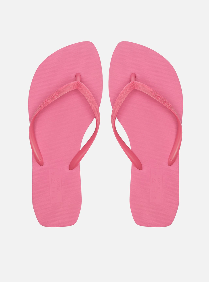 Chinelo de Dedo Rosa Leaf Brizza