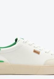 Tênis Branco E Verde Anacapri Sola Siena