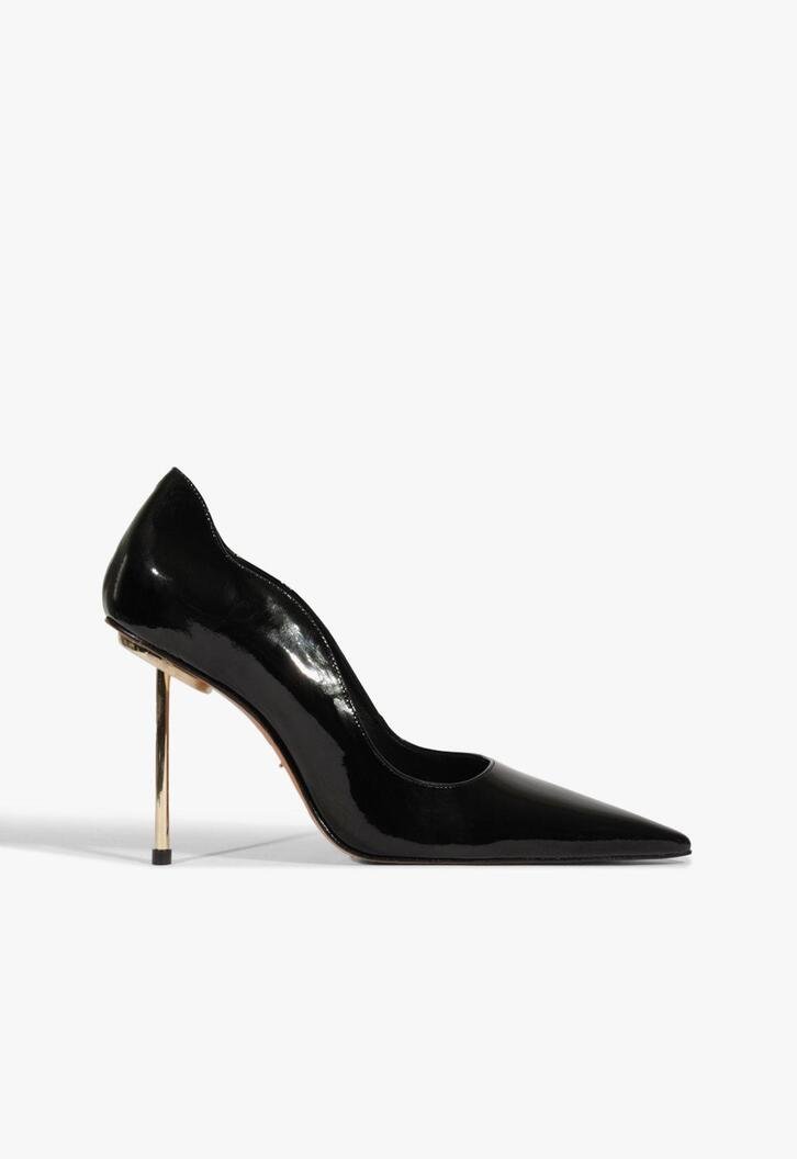 Scarpin Stella Couro Preto
