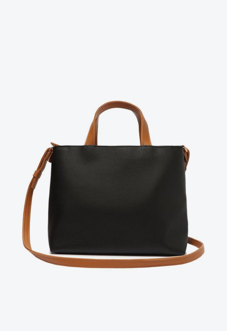 Bolsa Tote Preta Anacapri Classy Pequena