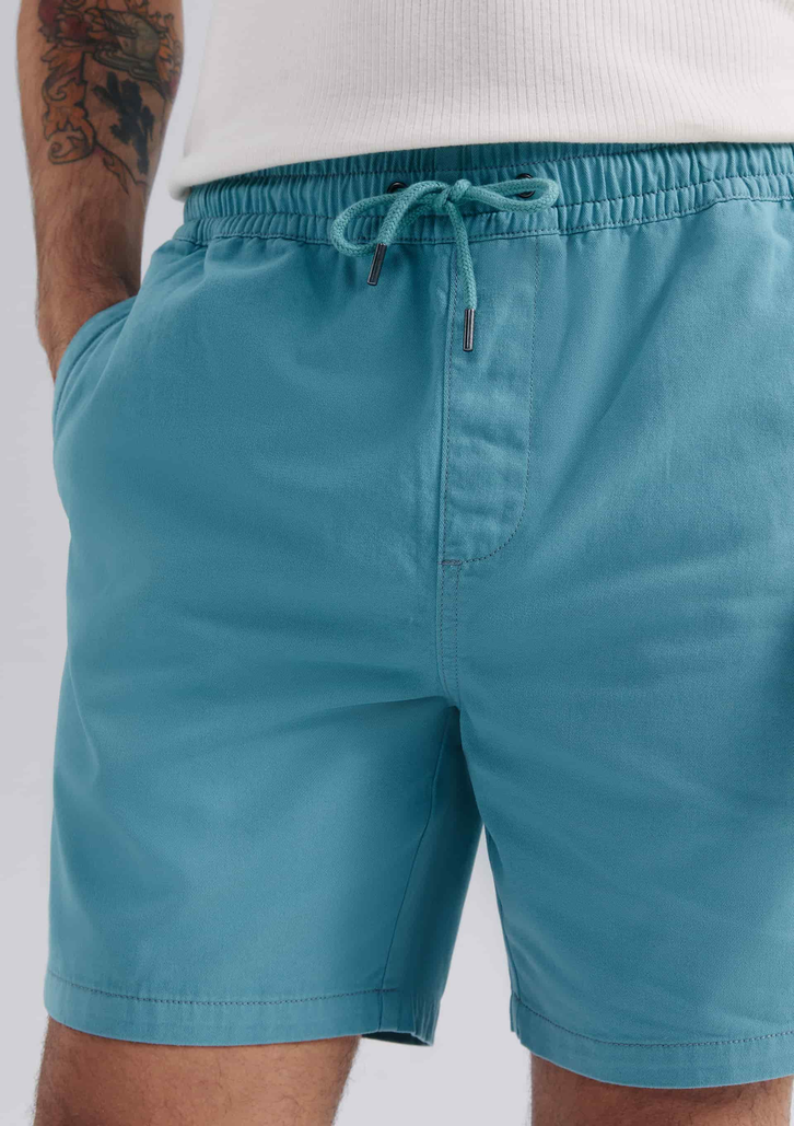 Shorts Azul Hering Masculino De Sarja