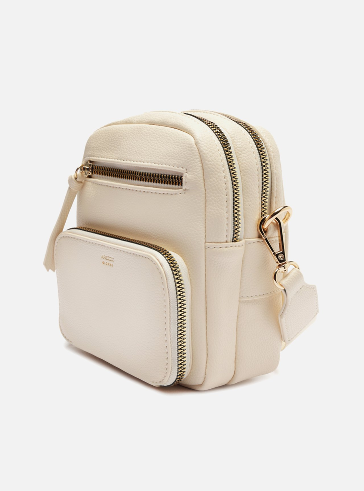 Mochila Off-white Arezzo Floater Pequena