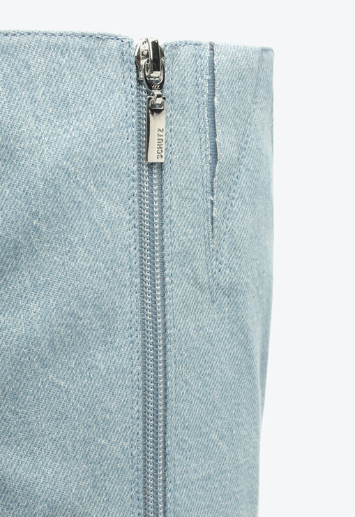 Bota Salto Bloco Elysee Up Jeans