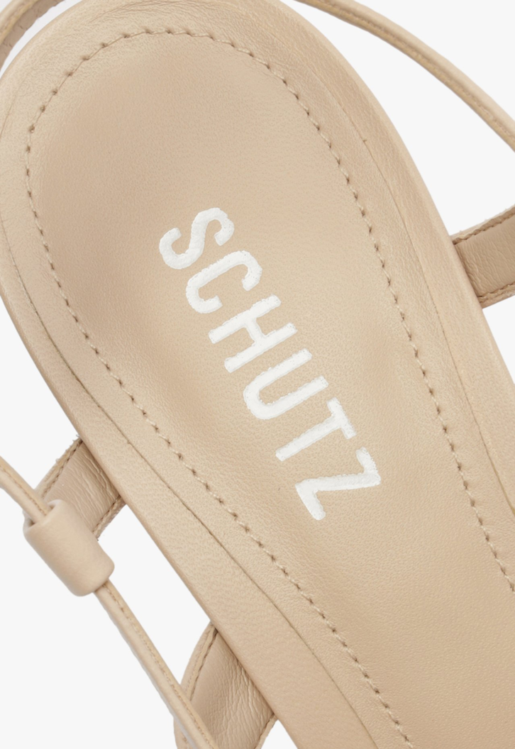 Pump Bege Schutz Wet I Couro | ZZ MALL