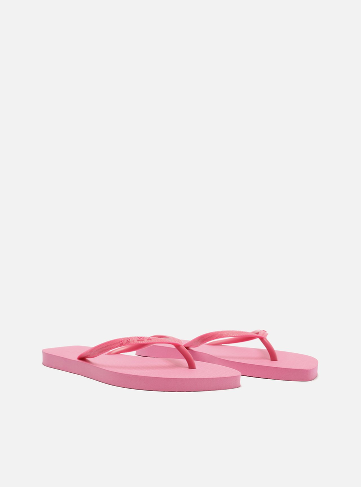 Chinelo de Dedo Rosa Leaf Brizza