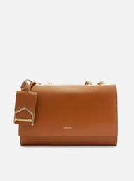 Bolsa Tiracolo Marrom Arezzo Couro Abraccio Pequena