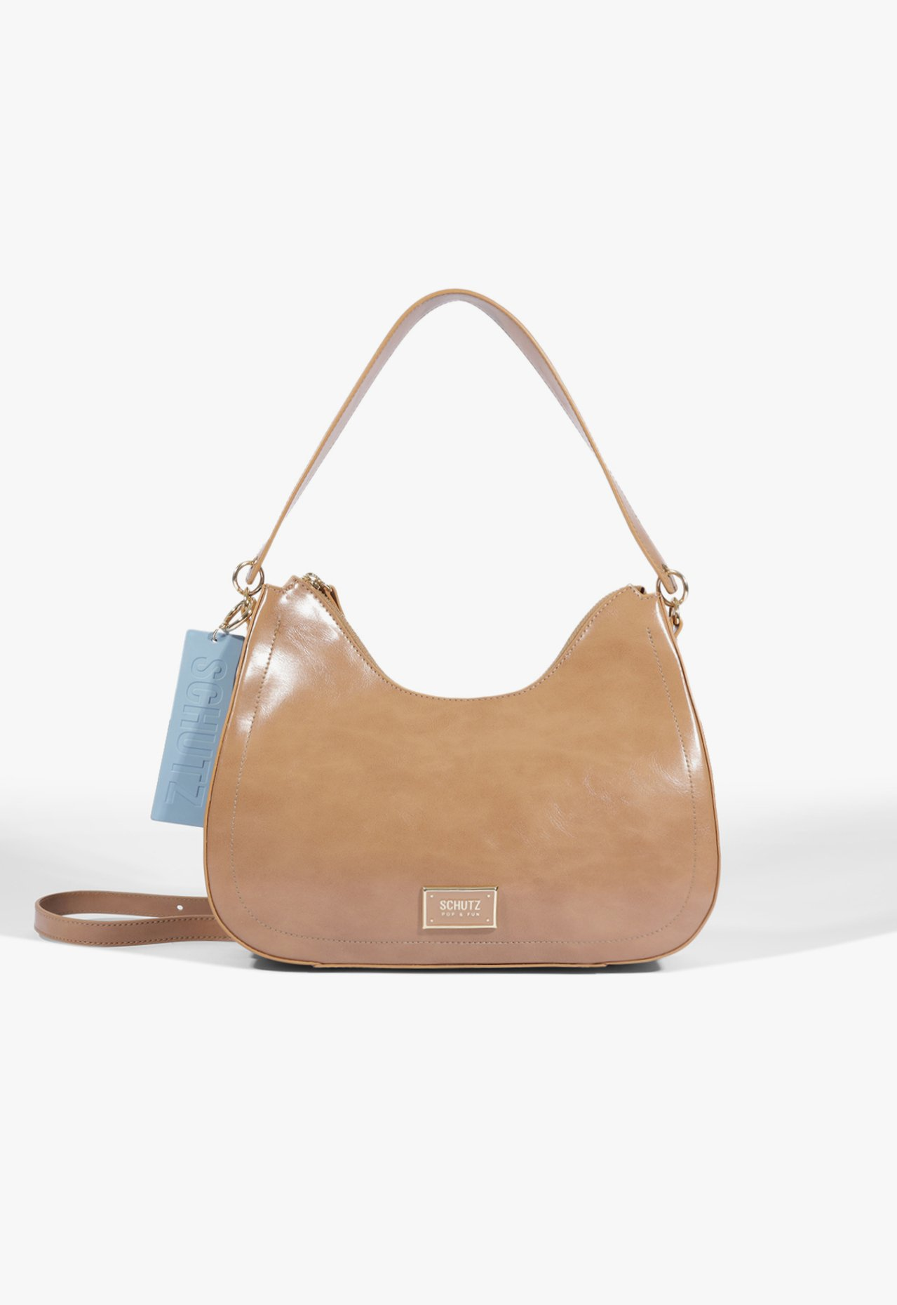 Bolsa Shoulder Média Marrom | ZZ MALL