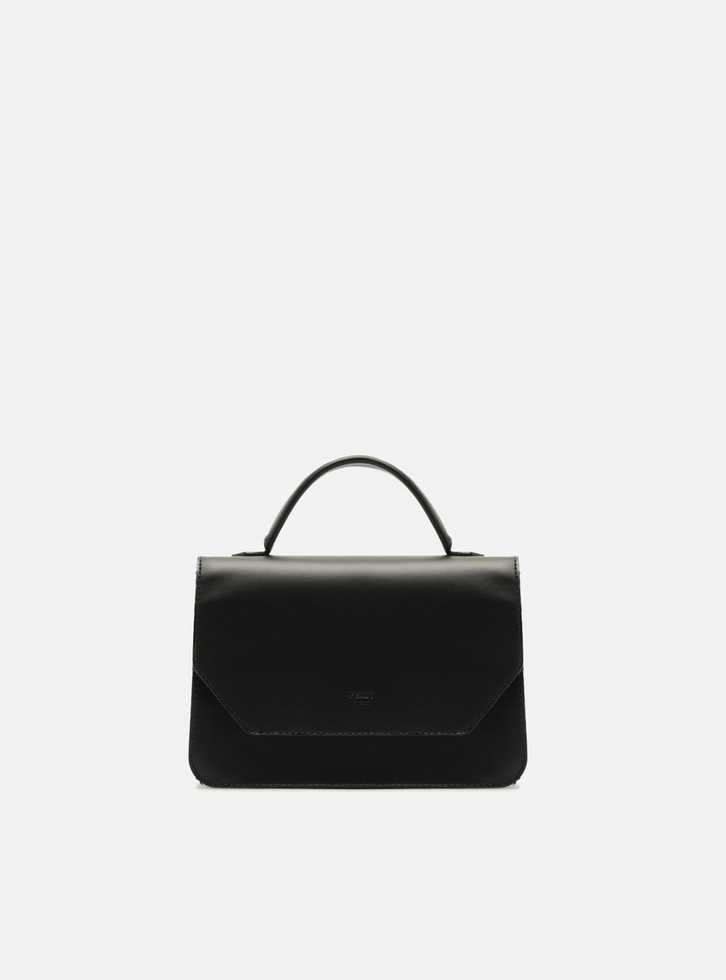 Bolsa Satchel Preta Pequena
