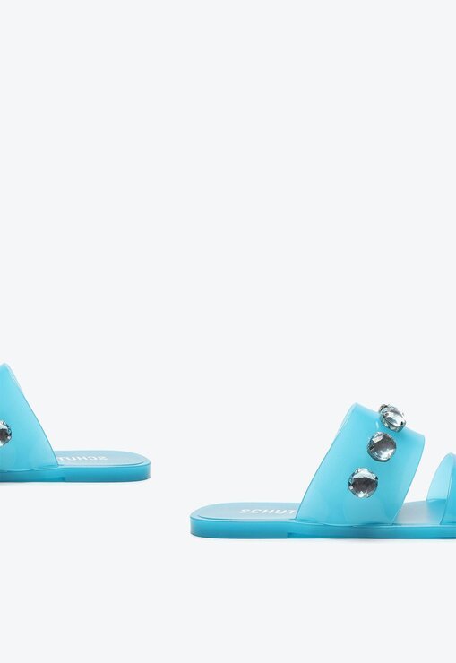 SANDÁLIA RASTEIRA AZUL SCHUTZ JELLYS STUDS
