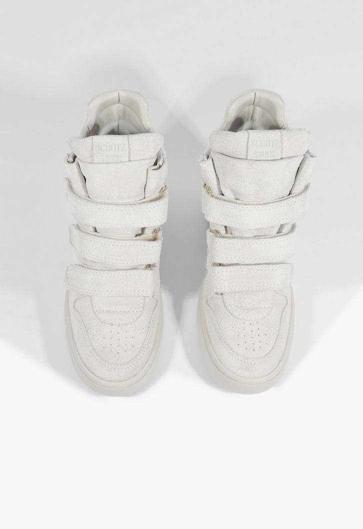 Tenis Sneaker 95 Cano alto Camurça Creme