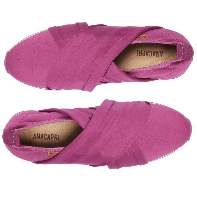 Slip Anacapri On Roxo Berry Tecido Transpassado