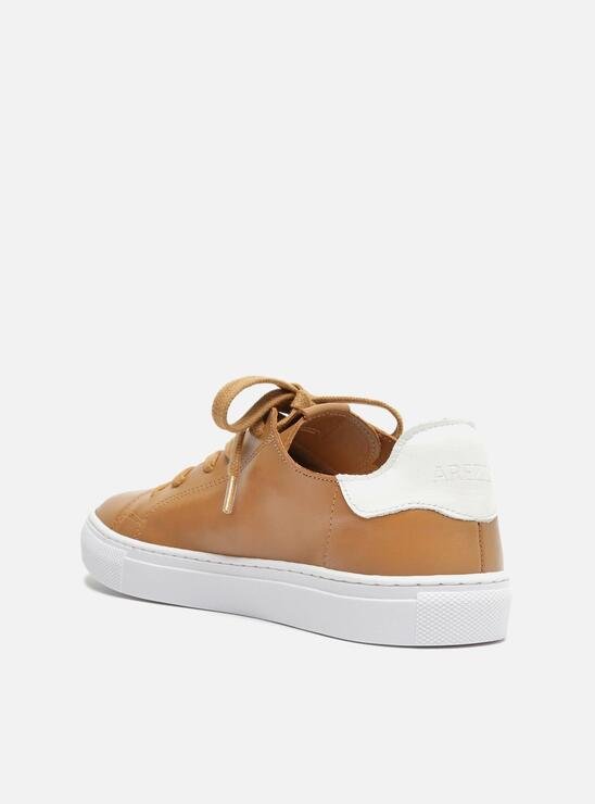 TÊNIS FLATFORM MARROM AREZZO AMARRAÇÃO