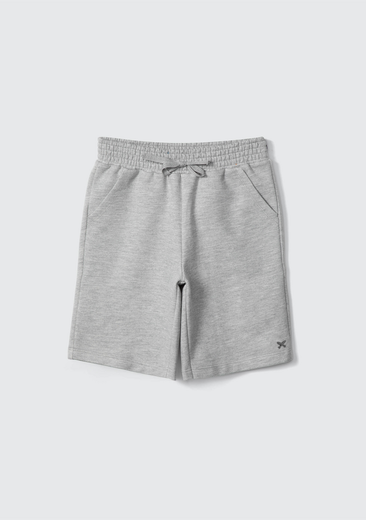 Bermuda Básica Cinza Hering Infantil Em Moletom