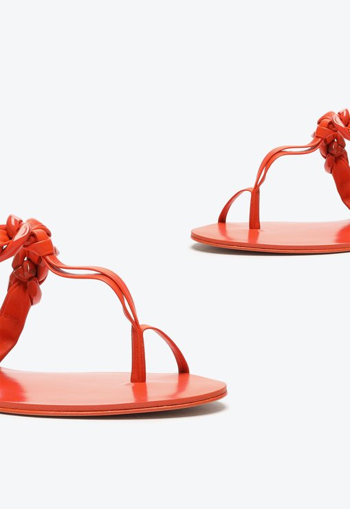 Sandália Schutz Rasteira Freshfull 60’s Orange