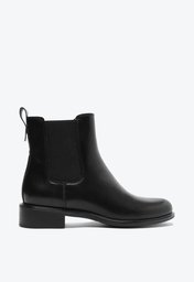 Bota Cano Curto Chelsea Preta