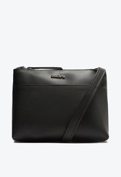 Bolsa Tiracolo Preta Anacapri Bolso Frontal Média