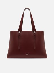 Bolsa Shopping Vermelha Grande Alças Detalhe | ZZ MALL