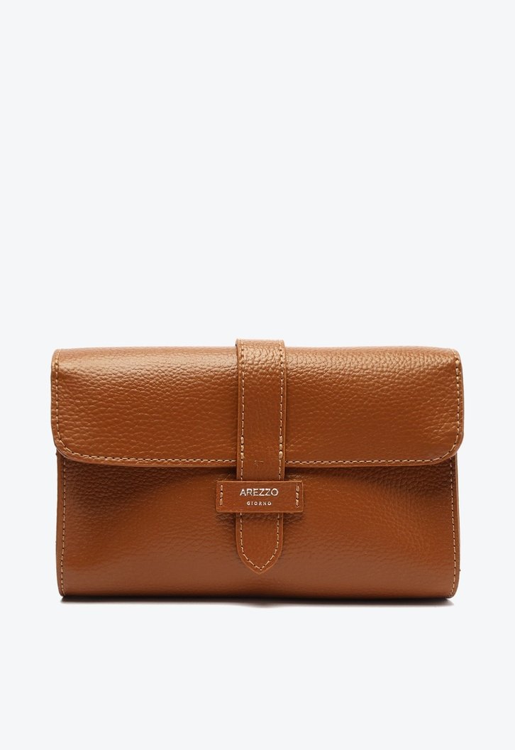 Bolsa Tiracolo Marrom Arezzo Betina Pequena Cárcuma