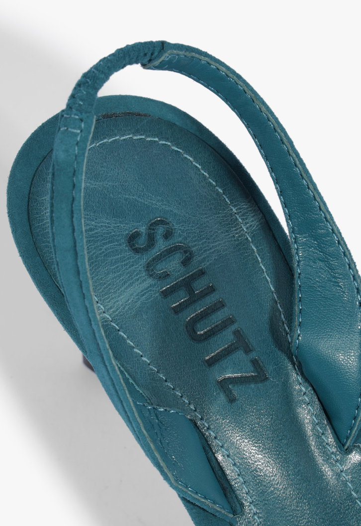 Sandália Scarlett Sling Mid Couro Verde