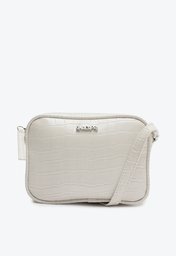 Bolsa Crossbody Branca Anacapri Média Croco