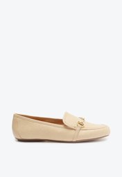 Mocassim Nude Anacapri Palha Bridão