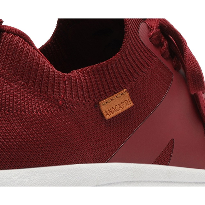 Tênis Vinho Knit Amarração Anacapri