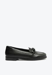 Mocassim Preto Anacapri Corrente