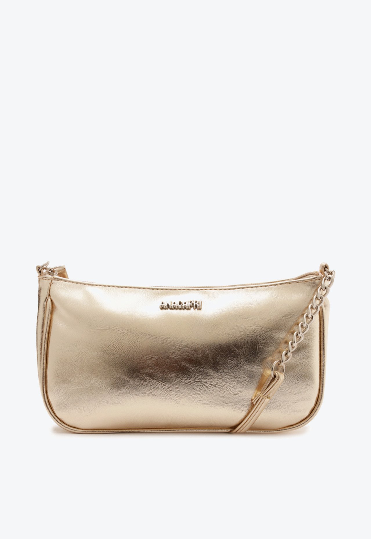 Bolsa Tiracolo Dourada Anacapri Média Fun Bolsa Tiracolo Dourada Anacapri Média Fun