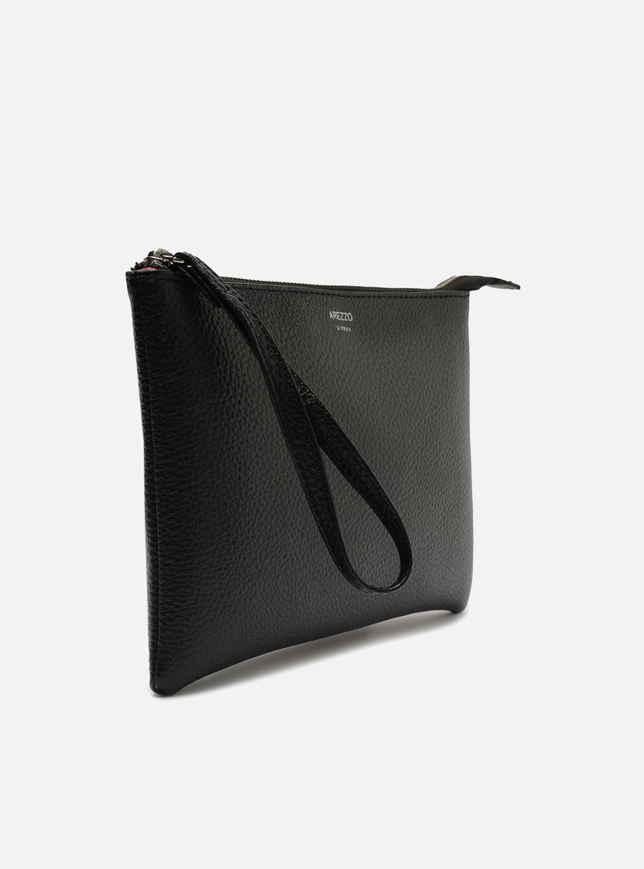 【日本産】 Pouch Preta Arezzo Pequena Alça | ZZ MALL バッグ