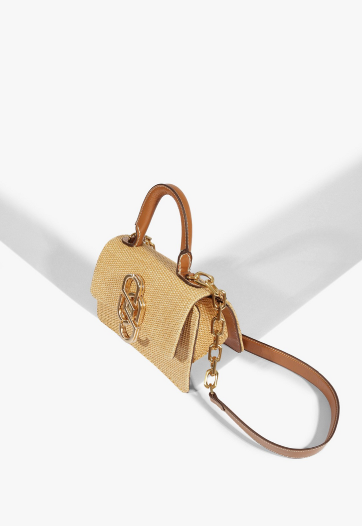 Bolsa Mini Satchel Soul Ráfia Natural | ZZ MALL