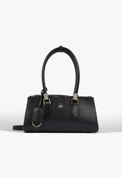 Bolsa Mini Tote Lauren Couro Preta