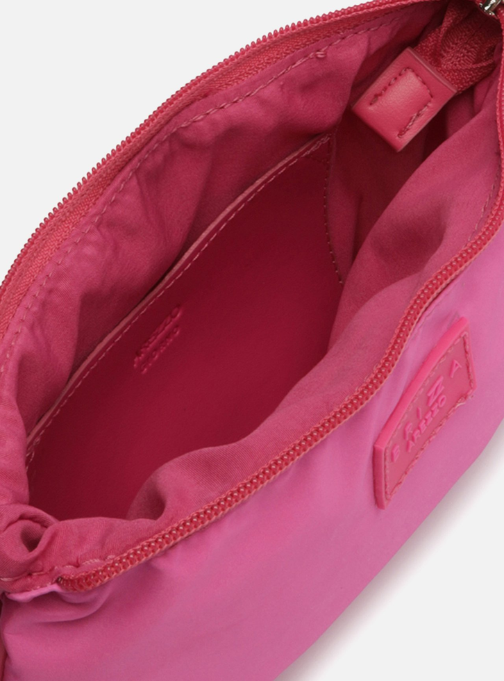 Clutch Rosa Nylon Lizza Pequena Brizza