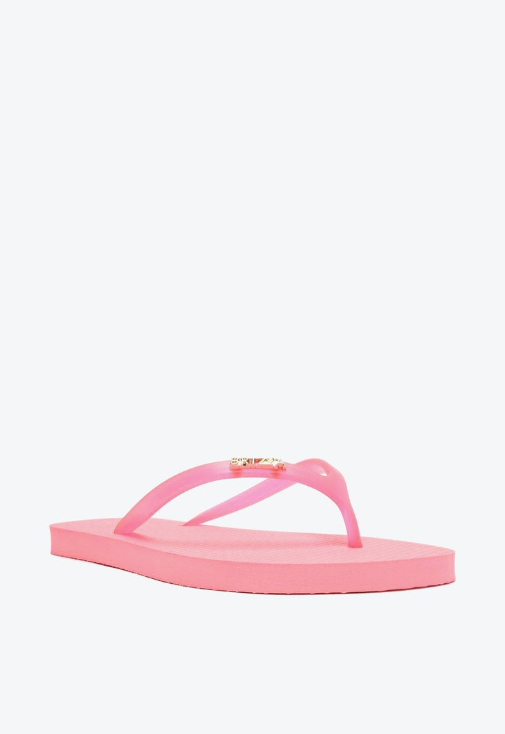 Chinelo de Dedo Rosa Tiras Jelly Brizza
