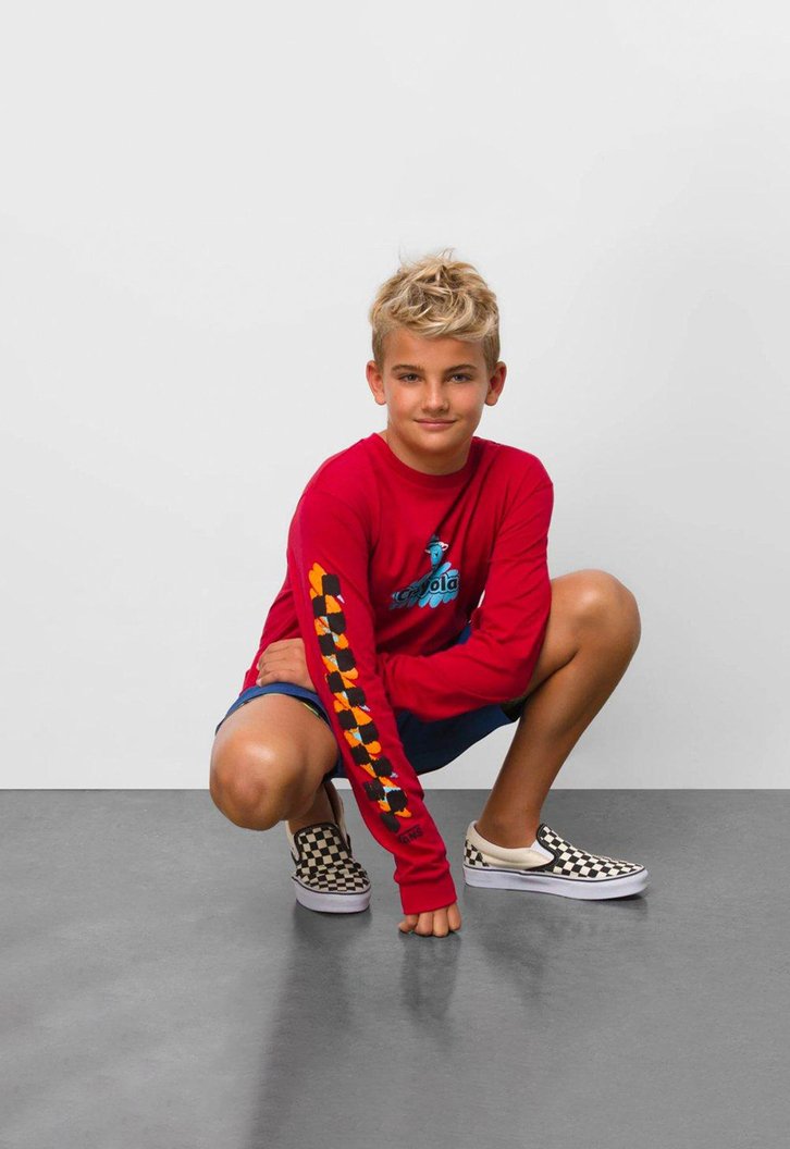Camiseta Vans Infantil Crayon Ls X Crayola Chili Pepper