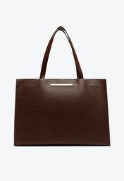 Bolsa Shopping Grande Valentina Marrom
