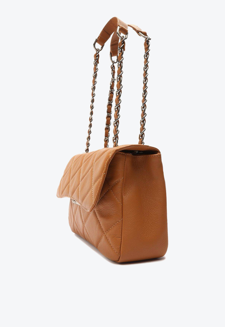 Bolsa Tiracolo Marrom Arezzo Couro Média Mizz