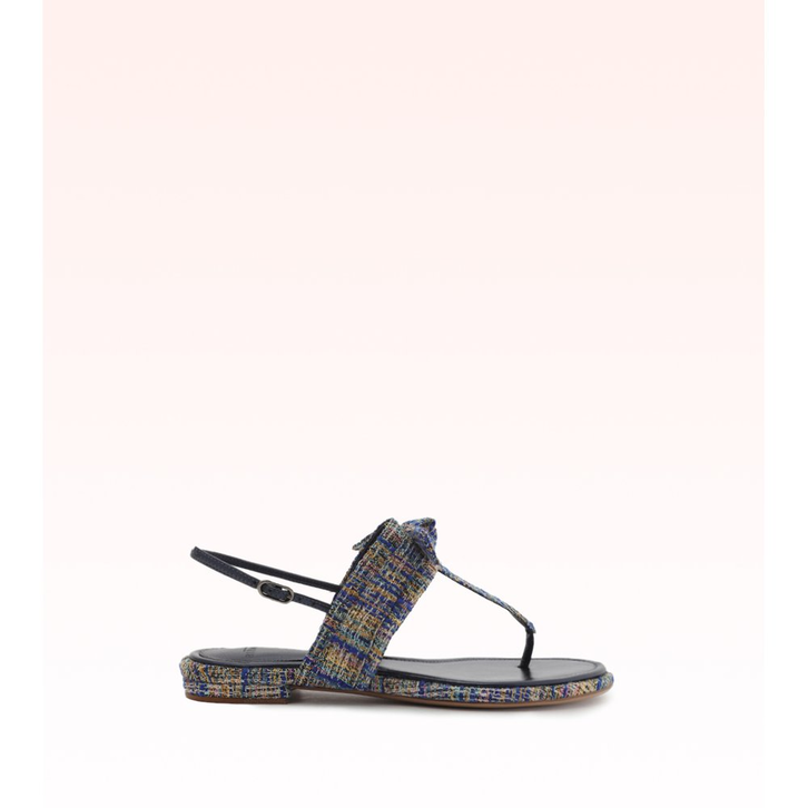 Clarita Thong Sandal Blue/Deep Cobalt