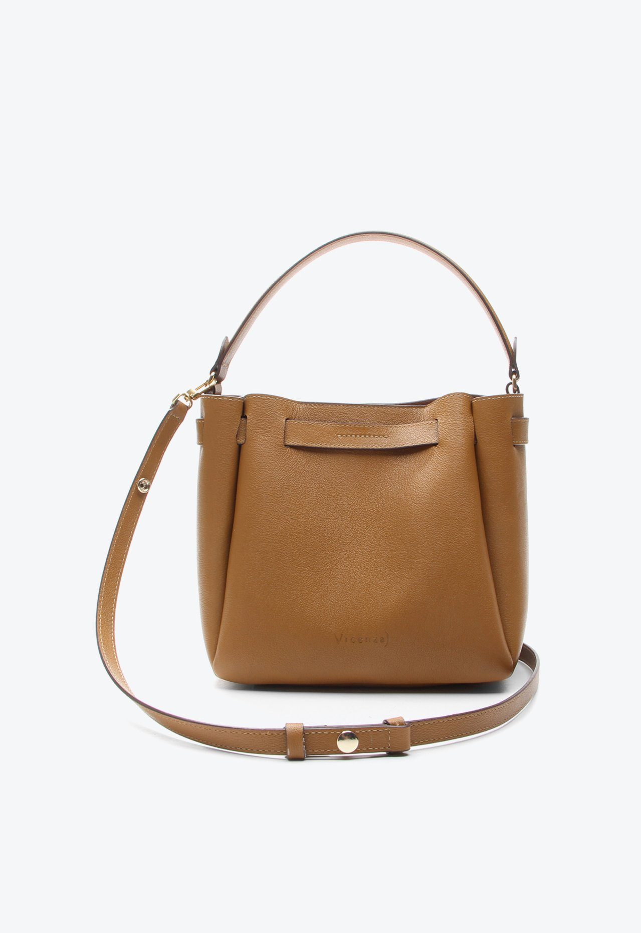 Bolsa Bucket Kora Média Caramelo | ZZ MALL