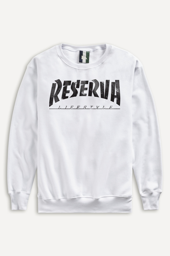 MOLETOM BRANCO RESERVA CARECA LIFESTYLE