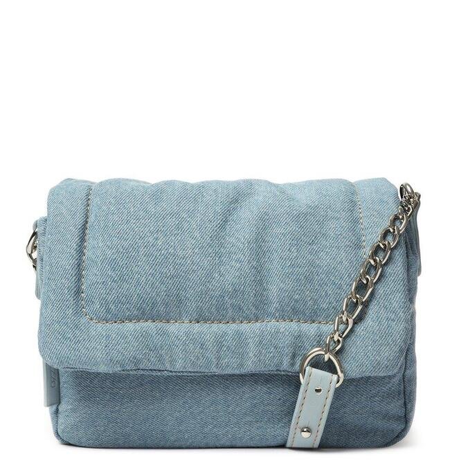 Bolsa Arezzo Tiracolo Azul Tecido Jeans Vicky Pequena | ZZ MALL