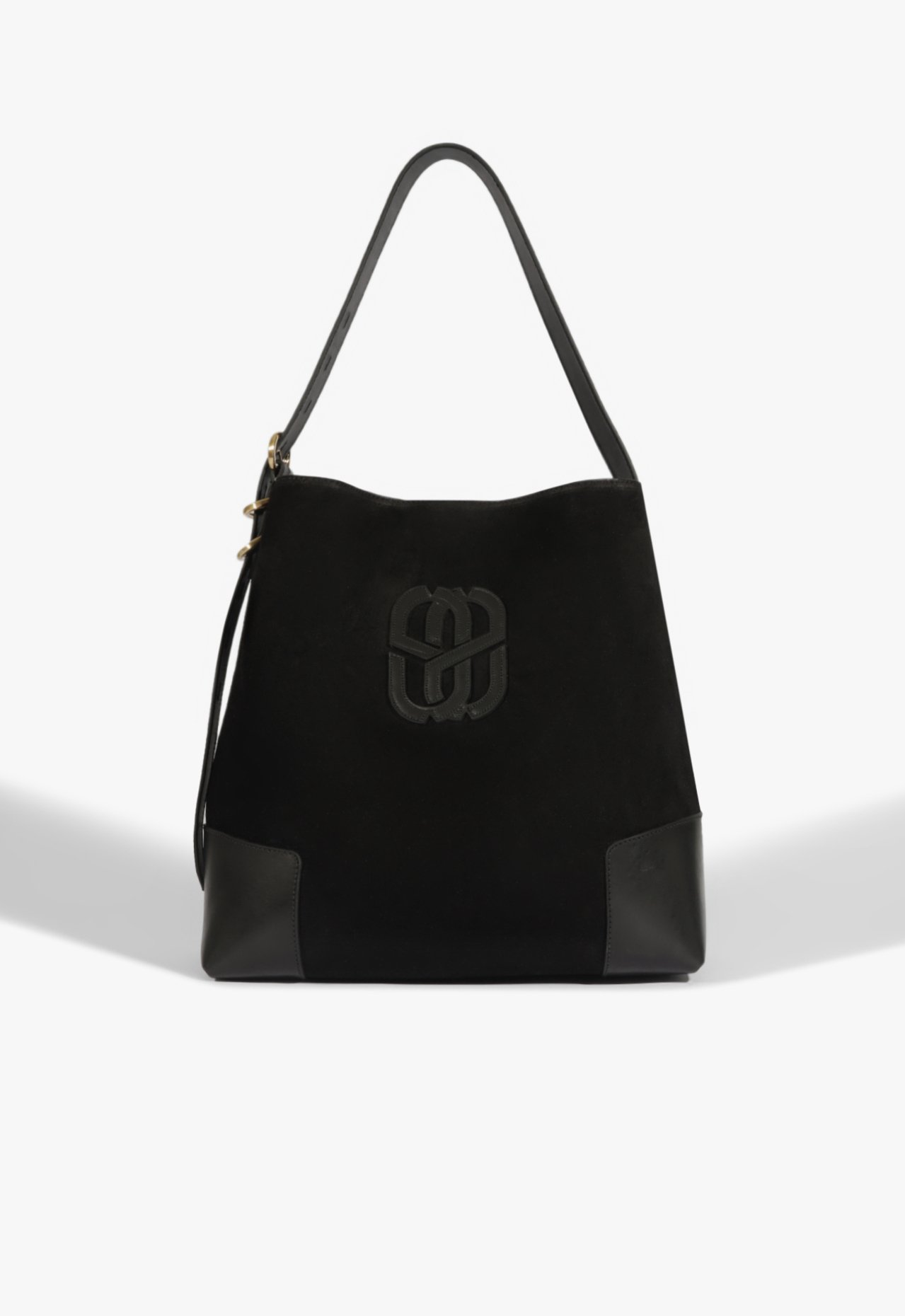 Bolsa Hobo Camurça Preta | ZZ MALL